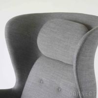 FRITZ HANSEN（フリッツ・ハンセン） / RO（ロオチェア） / ラウンジチェア / ウッドベース / Sunniva 242（スニバ）グレー