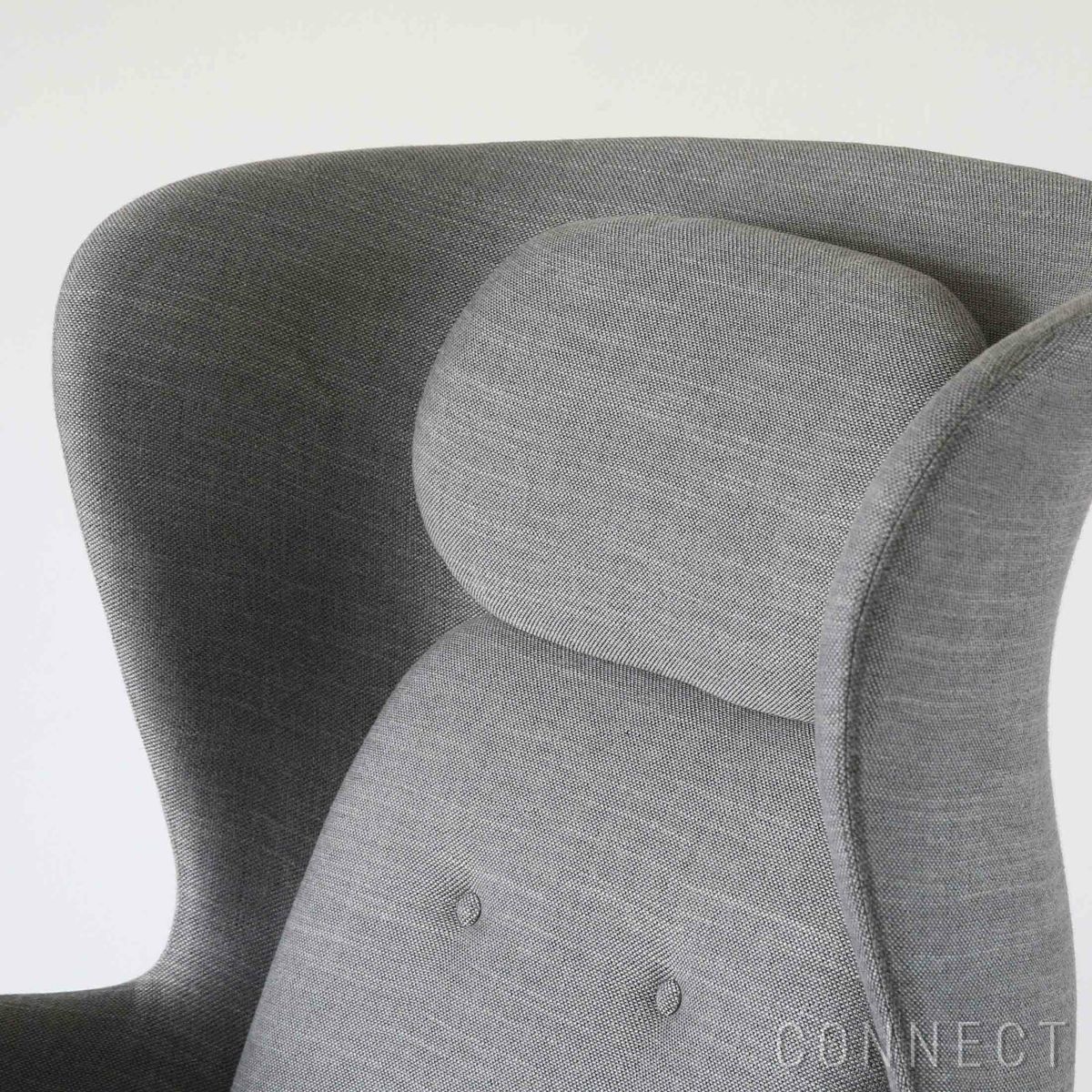 FRITZ HANSEN（フリッツ・ハンセン） / RO（ロオチェア） / ラウンジチェア / ウッドベース / Sunniva 242（スニバ）グレー