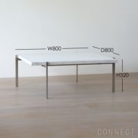 FRITZ HANSEN（フリッツ・ハンセン） / PK61 / 大理石 ロール仕上げ（ホワイト） / コーヒーテーブル / W80