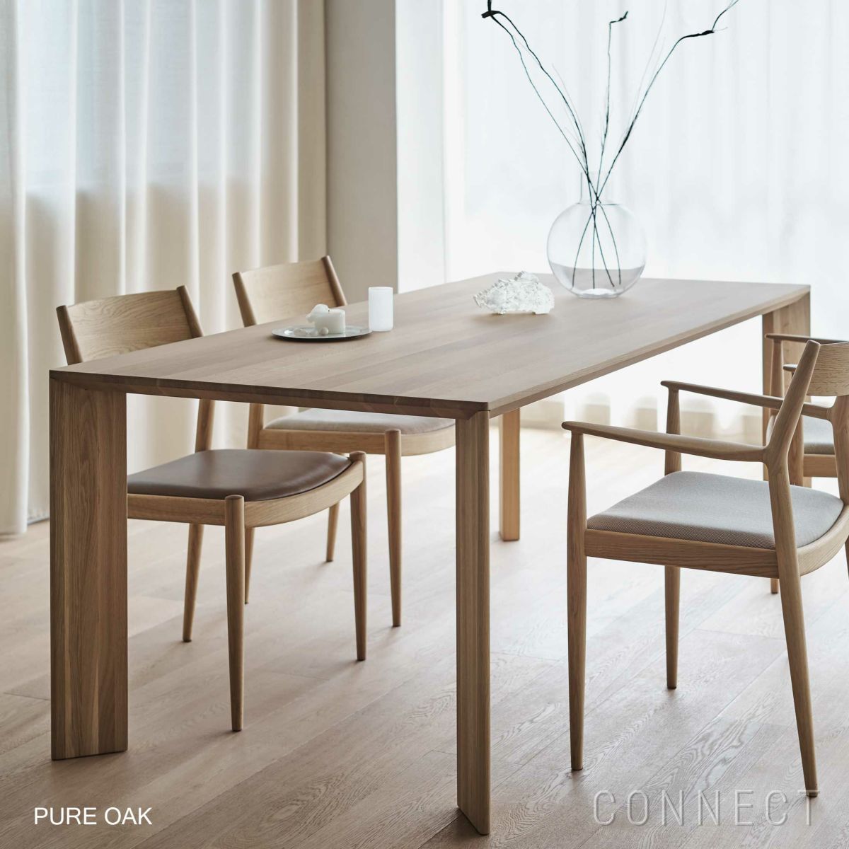 KARIMOKU CASE STUDY（カリモクケーススタディ） / AZABU A-DT02 / ASHIZAWAダイニングテーブル / 天板 220