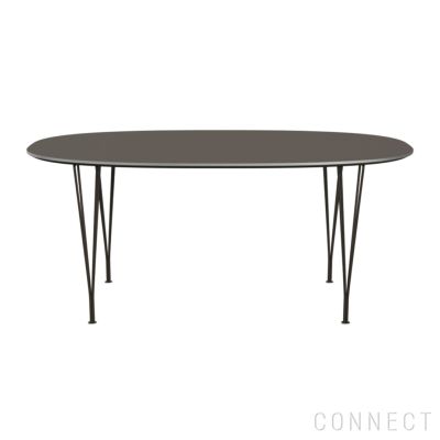 《決算キャンペーン pt5倍》FRITZ HANSEN（フリッツ・ハンセン） / TABLE SERIES（テーブルシリーズ）B616 / スーパー楕円テーブル / グレー / ブラウンブロンズ脚
