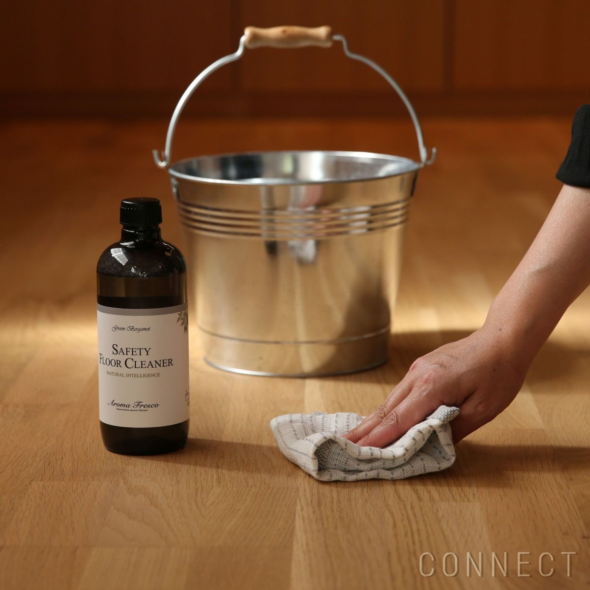 Aroma Fresco（アロマフレスコ） / セーフティフロアークリーナー（フロアー用洗剤）480ml / グリーン・ベルガモット