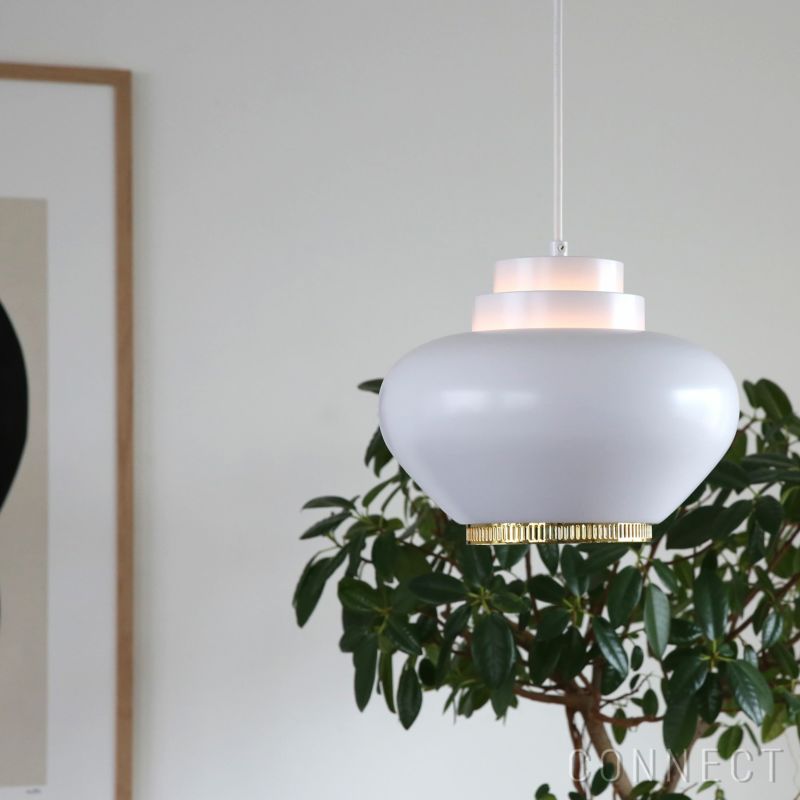 Artek(アルテック) / A333 Pendant Lamp “Turnip“ (ペンダント カブ) / ホワイト×ブラス