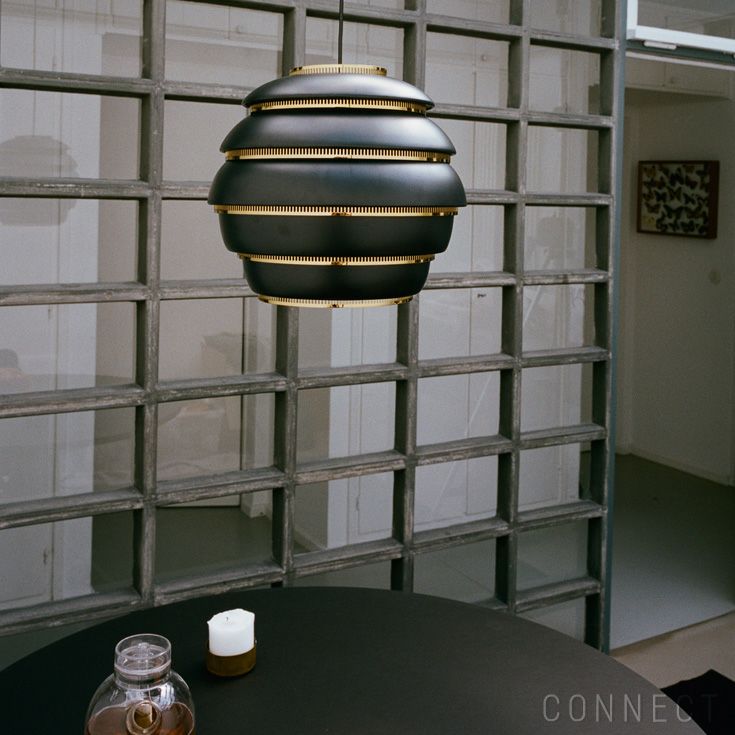 ブランドリスト > artek（アルテック） > Lighting > artek(アルテック) / A331 Pendant Lamp “Beehive“ (ペンダント ビーハイブ) / ブラック×ブラス