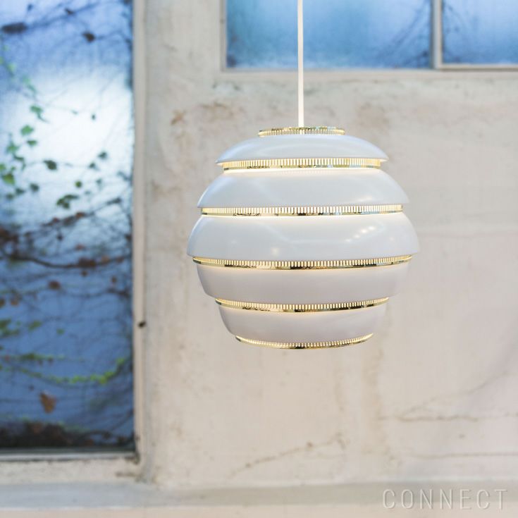 Artek(アルテック) / A331 Pendant Lamp “Beehive“ (ペンダント ビーハイブ) / ホワイト×ブラス