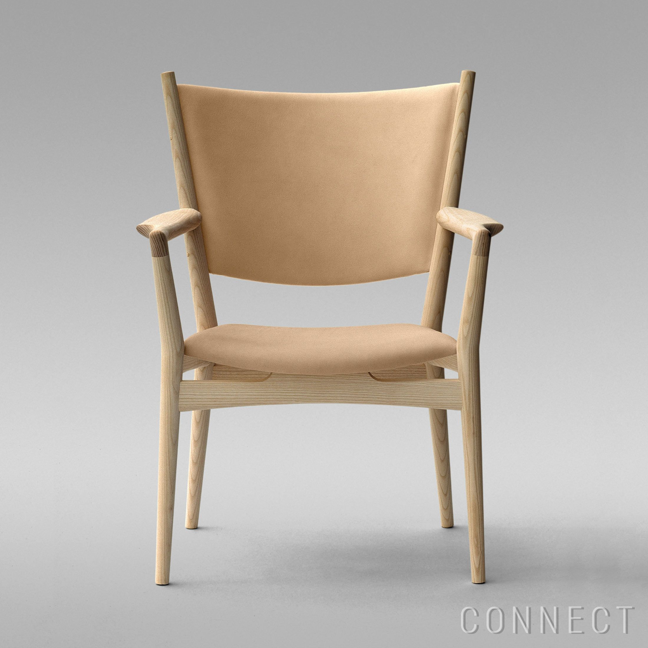 PP Mobler（PPモブラー） / PP240 Conference Chair（コンフェランスチェア） / アッシュ材・ソープ仕上げ / スタンダードレザー / ナチュラル