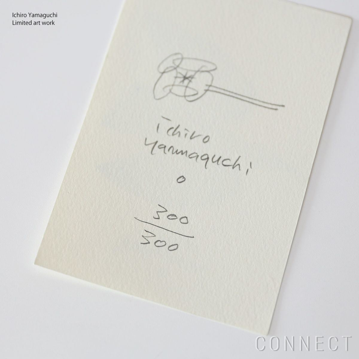 山口一郎 シルクスクリーン 「Blue Bird（青い鳥）」 / アートポスター / ポストカードサイズ