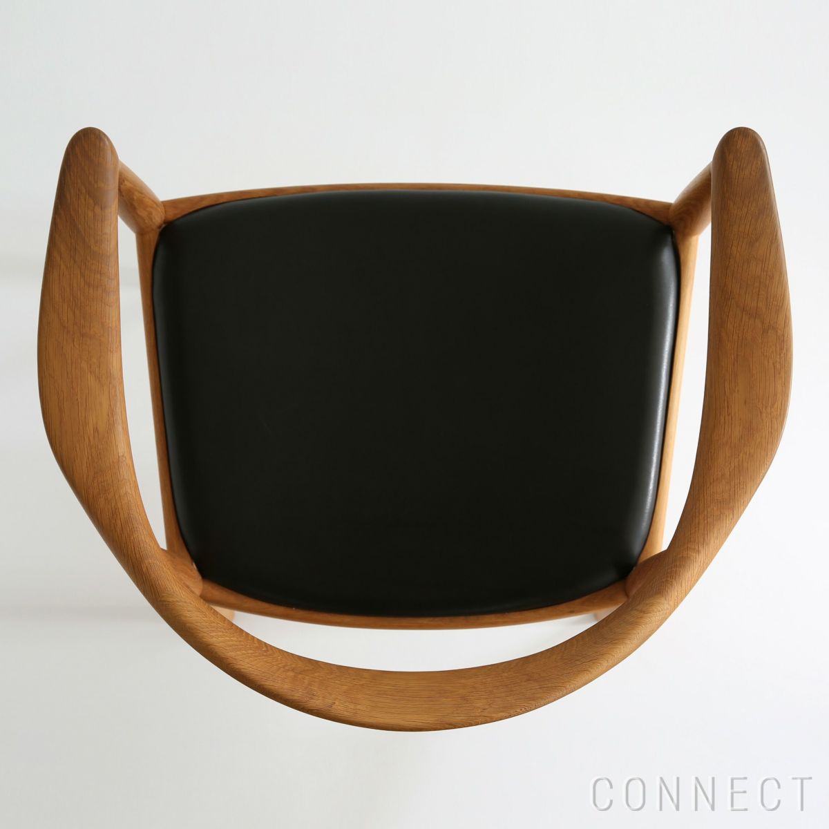 PP Mobler（PPモブラー） / PP503 チェア / オーク材・オイル仕上げ / スタンダードレザー / ブラック