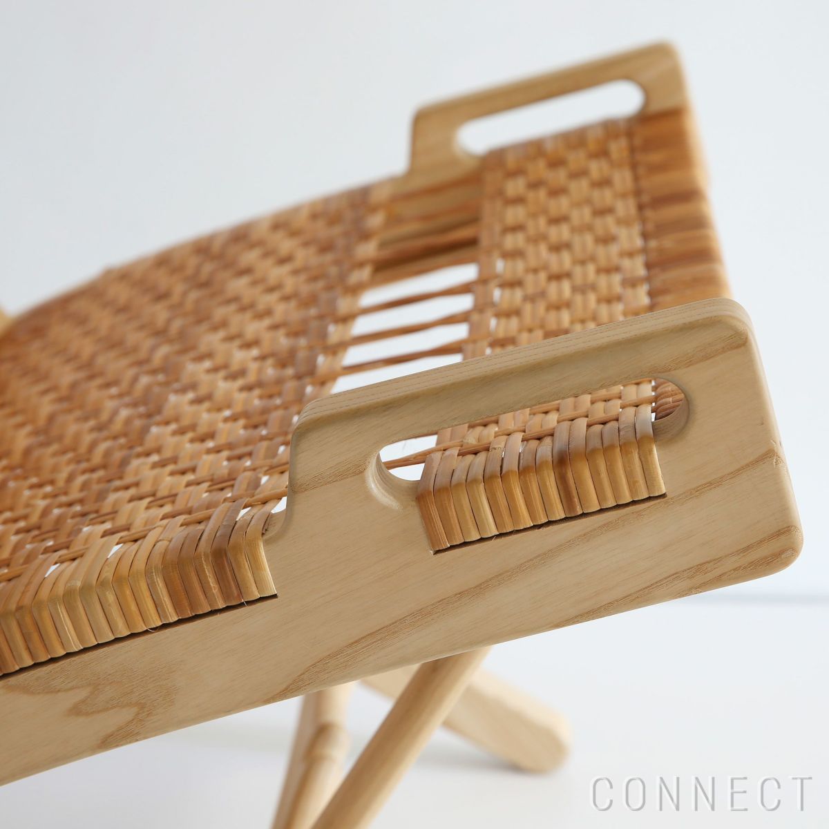 PP Mobler（PPモブラー） / Folding chair（フォールディングチェア） / アッシュ材・ソープ仕上げ / Cane seat（籐張り）