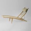 PP Mobler（PPモブラー） / PP524 Deck Chair（デッキチェア） / オーク材・ソープ仕上げ / スタンダードファブリック