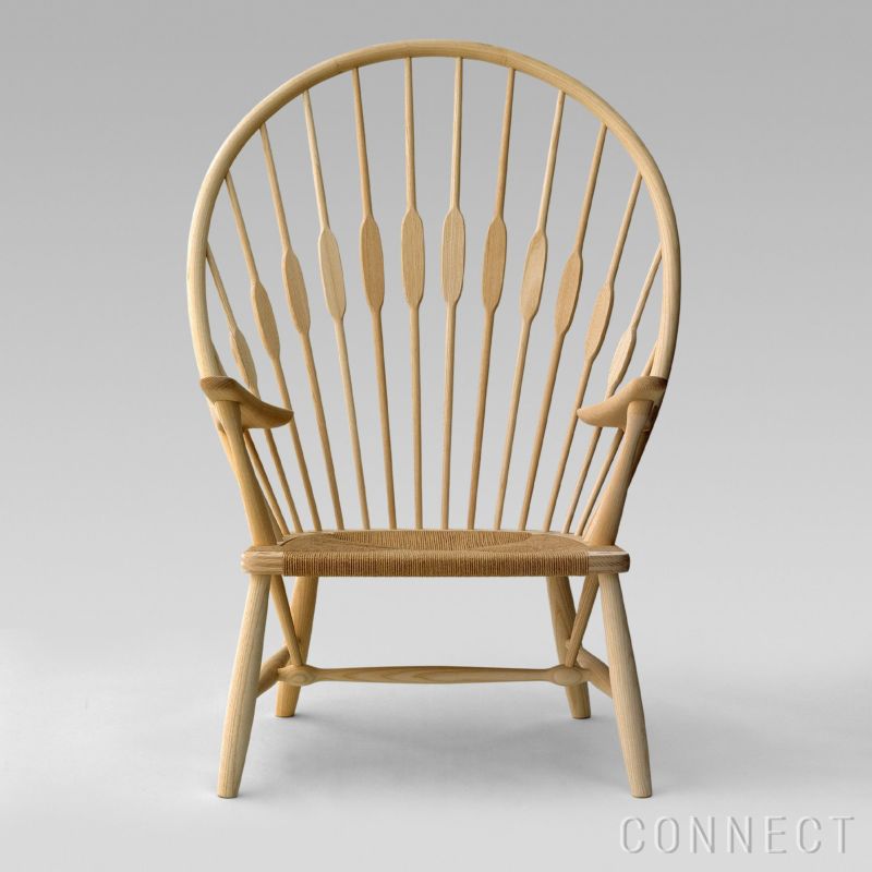 PP Mobler（PPモブラー） / PP550 Peacock Chair（ピーコックチェア） / アッシュ材・ソープ仕上げ / フラッグハリヤード（ナチュラル）