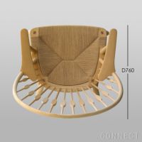 PP Mobler（PPモブラー） / PP550 Peacock Chair（ピーコックチェア） / アッシュ材・ソープ仕上げ / フラッグハリヤード（ナチュラル）