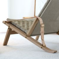 CARL HANSEN & SON（カール・ハンセン＆サン） / FK10 / オーク材・ホワイトオイル仕上げ・ナチュラルキャンバス / ラウンジチェア