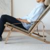 CARL HANSEN & SON（カール・ハンセン＆サン） / FK10 / オーク材・ホワイトオイル仕上げ・ナチュラルキャンバス / ラウンジチェア