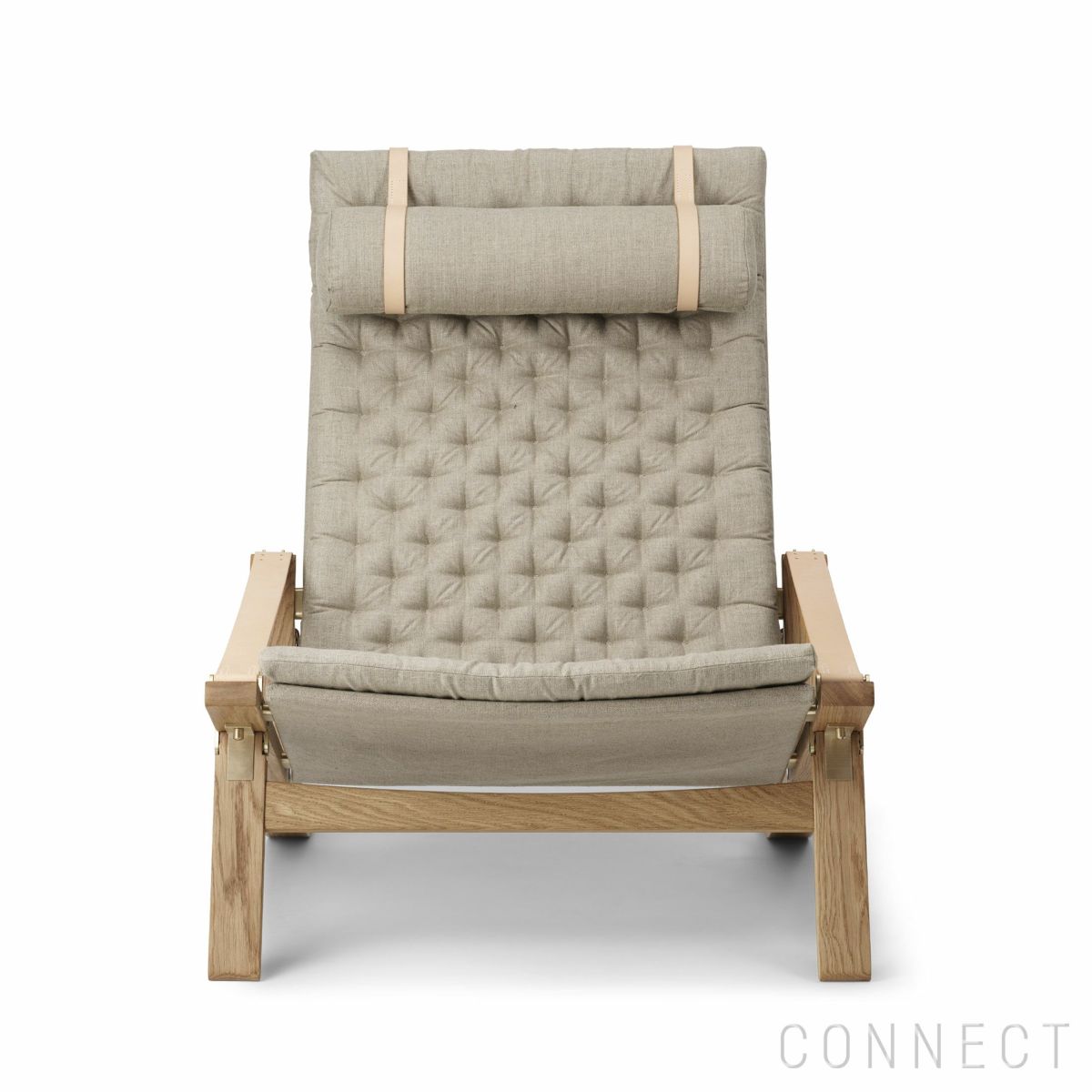 CARL HANSEN & SON（カール・ハンセン＆サン） / FK10 PLICO CHAIR（プリコチェア） / オーク材・オイル仕上げ・ナチュラルキャンバス / ラウンジチェア