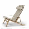 CARL HANSEN & SON（カール・ハンセン＆サン） / FK10 PLICO CHAIR（プリコチェア） / オーク材・オイル仕上げ・ナチュラルキャンバス / ラウンジチェア