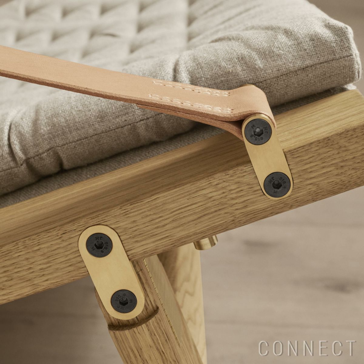 CARL HANSEN & SON（カール・ハンセン＆サン） / FK10 PLICO CHAIR（プリコチェア） / オーク材・オイル仕上げ・ナチュラルキャンバス / ラウンジチェア