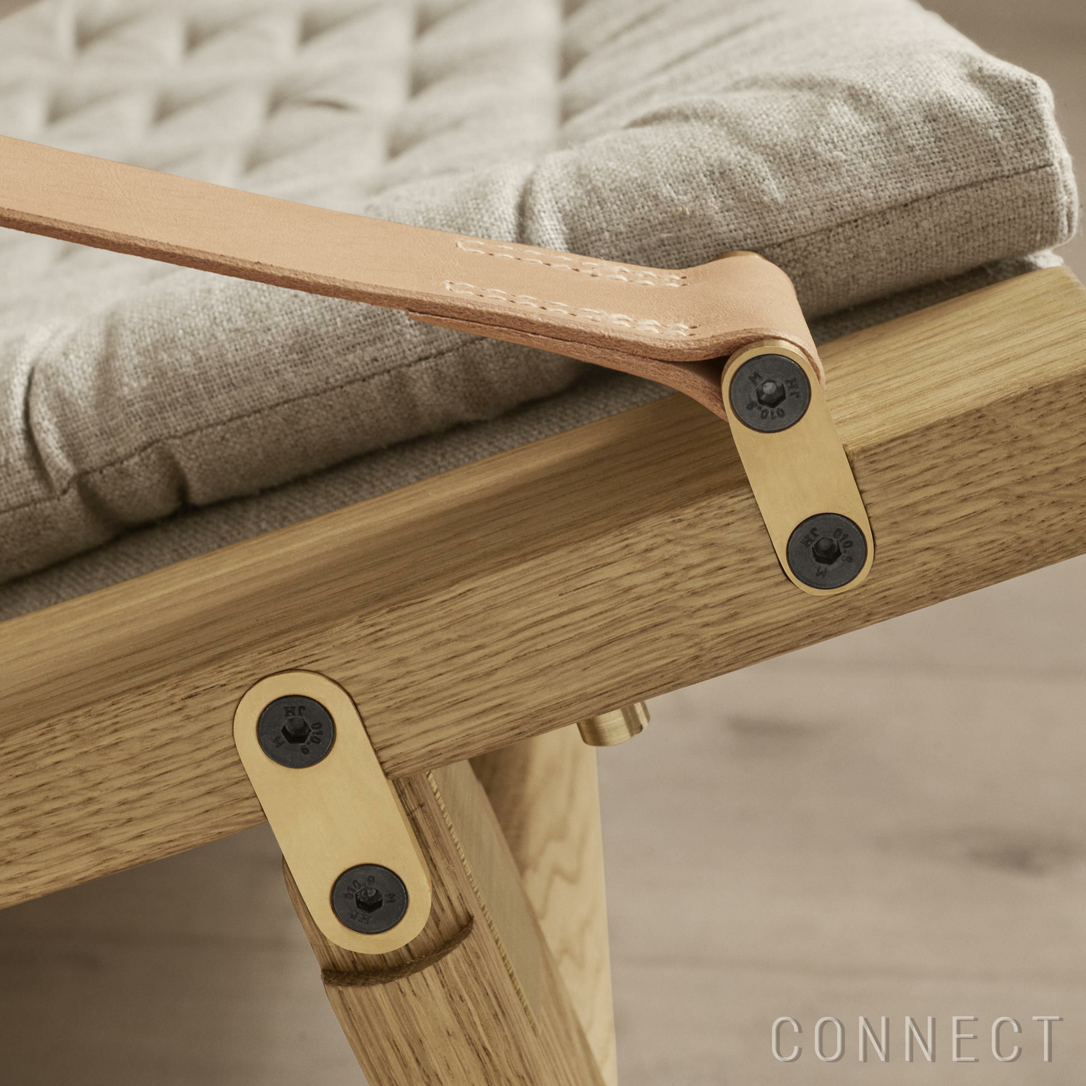 CARL HANSEN & SON（カール・ハンセン＆サン） / FK10 PLICO CHAIR（プリコチェア） / オーク材・オイル仕上げ・ナチュラルキャンバス / ラウンジチェア