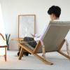 CARL HANSEN & SON（カール・ハンセン＆サン） / FK11 PLICO CHAIR（プリコチェア） / オーク材・オイル仕上げ・ナチュラルキャンバス / ラウンジチェア