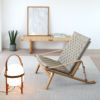 CARL HANSEN & SON（カール・ハンセン＆サン） / FK11 PLICO CHAIR（プリコチェア） / オーク材・オイル仕上げ・ナチュラルキャンバス / ラウンジチェア