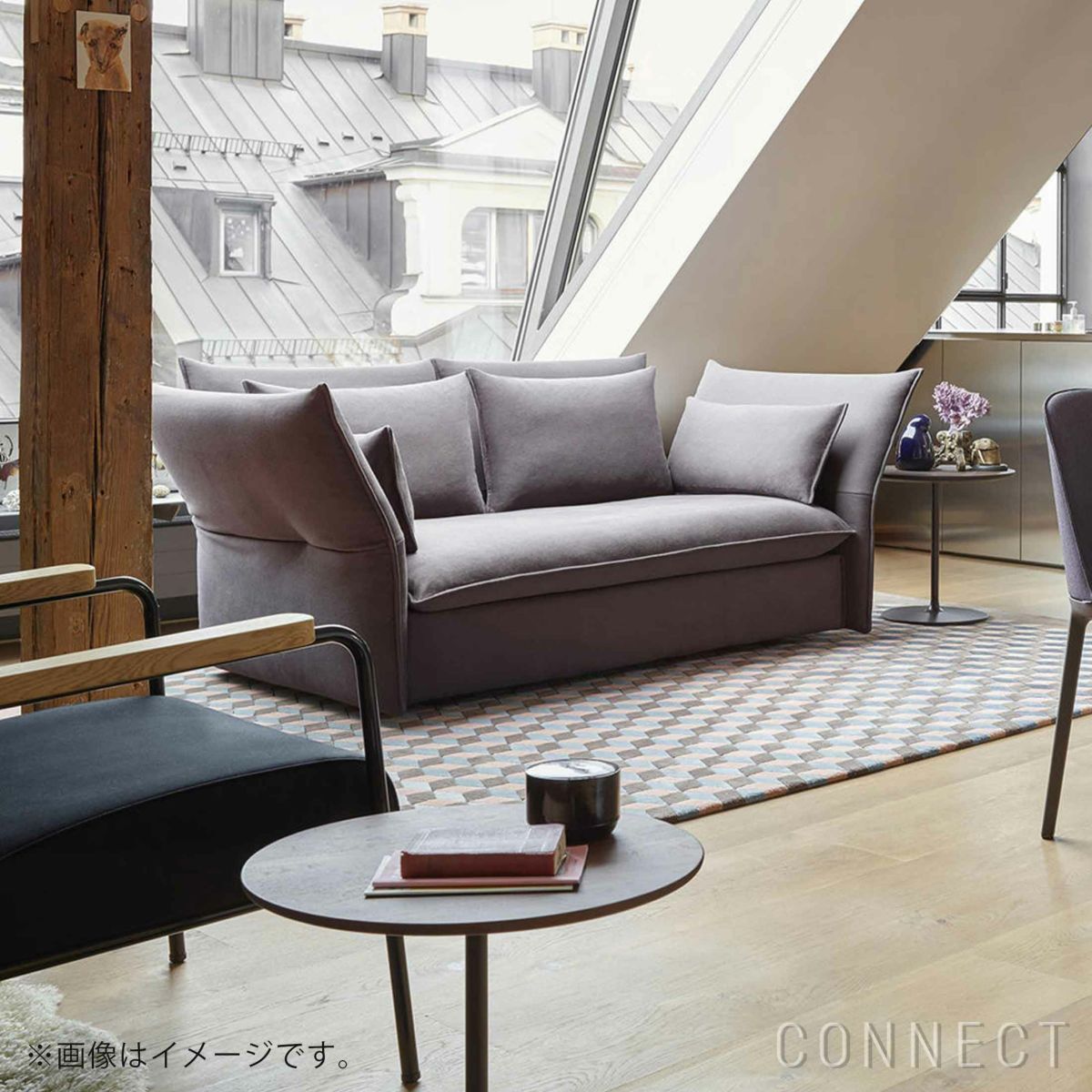 Vitra（ヴィトラ） / Mariposa Sofa（マリポサソファ）2 1/2シーター / Iroko 02 silver grey / ソファ