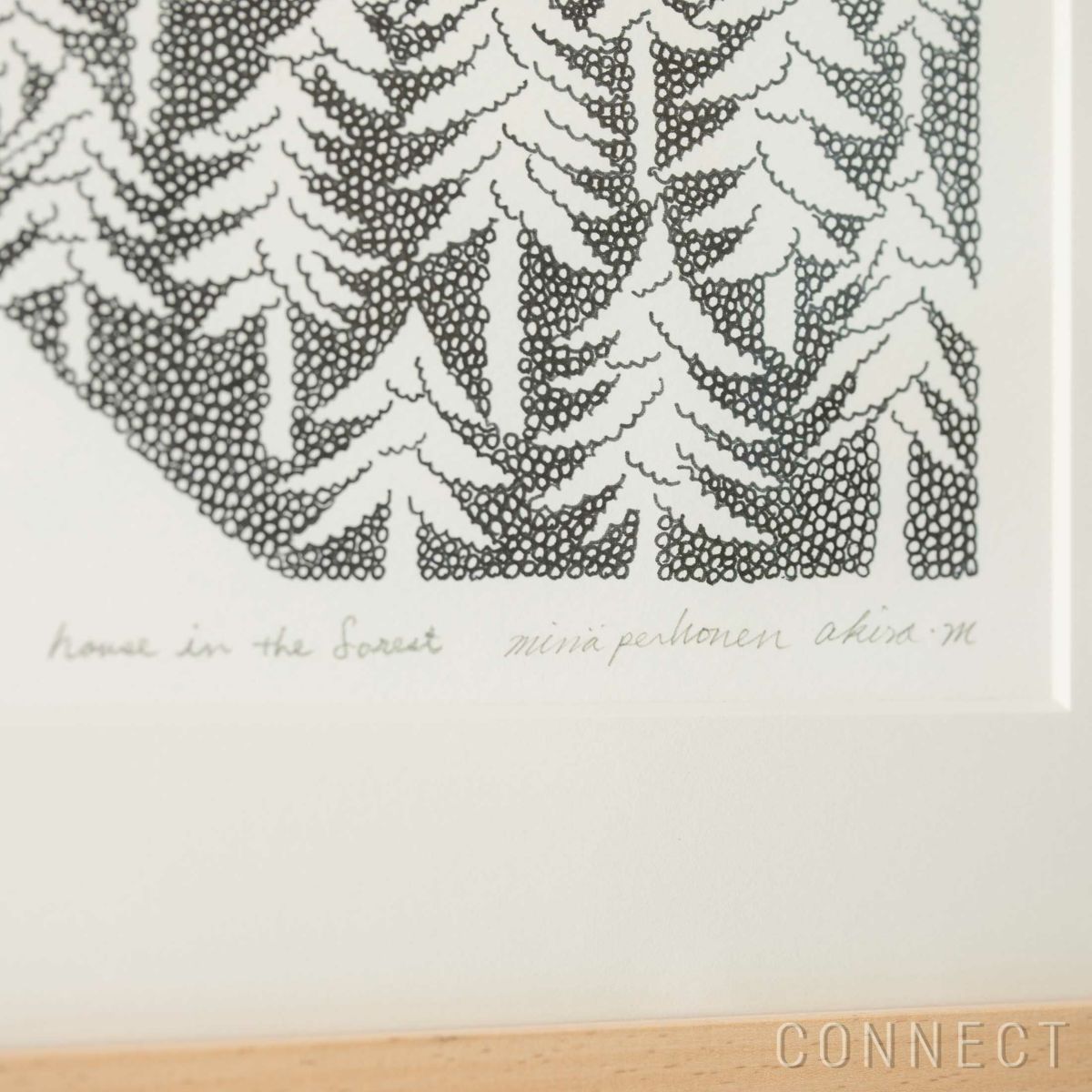 【数量限定】KLIPPAN（クリッパン）×mina perhonen（ミナ ペルホネン） / AKIRA MINAGAWA Art Collection Poster 2022”HOUSE IN THE FOREST 22” / A3サイズ / アートポスター