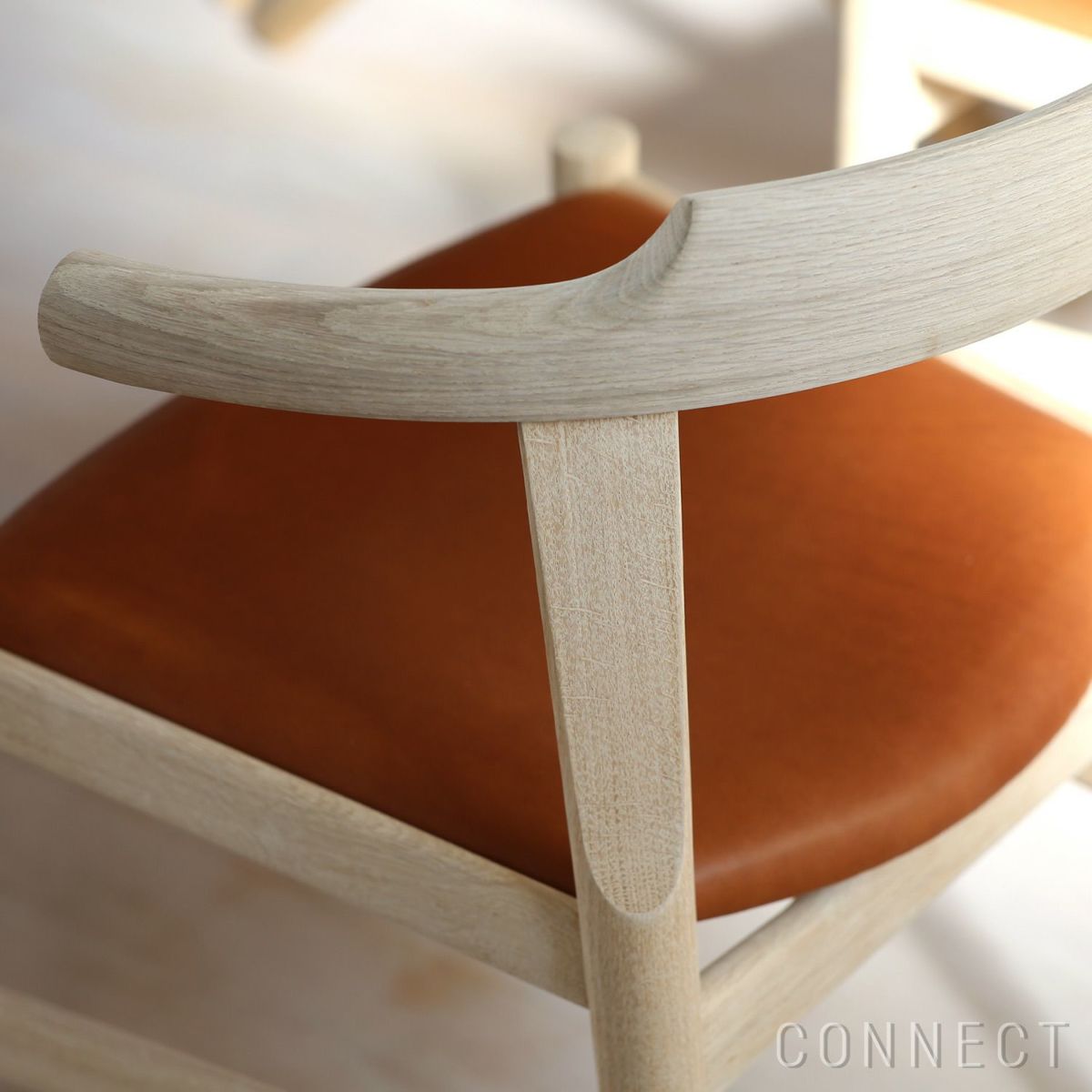 PP Mobler（PPモブラー） / PP58 チェア / オーク材・ソープ仕上げ / レザー / Vacona Cognac