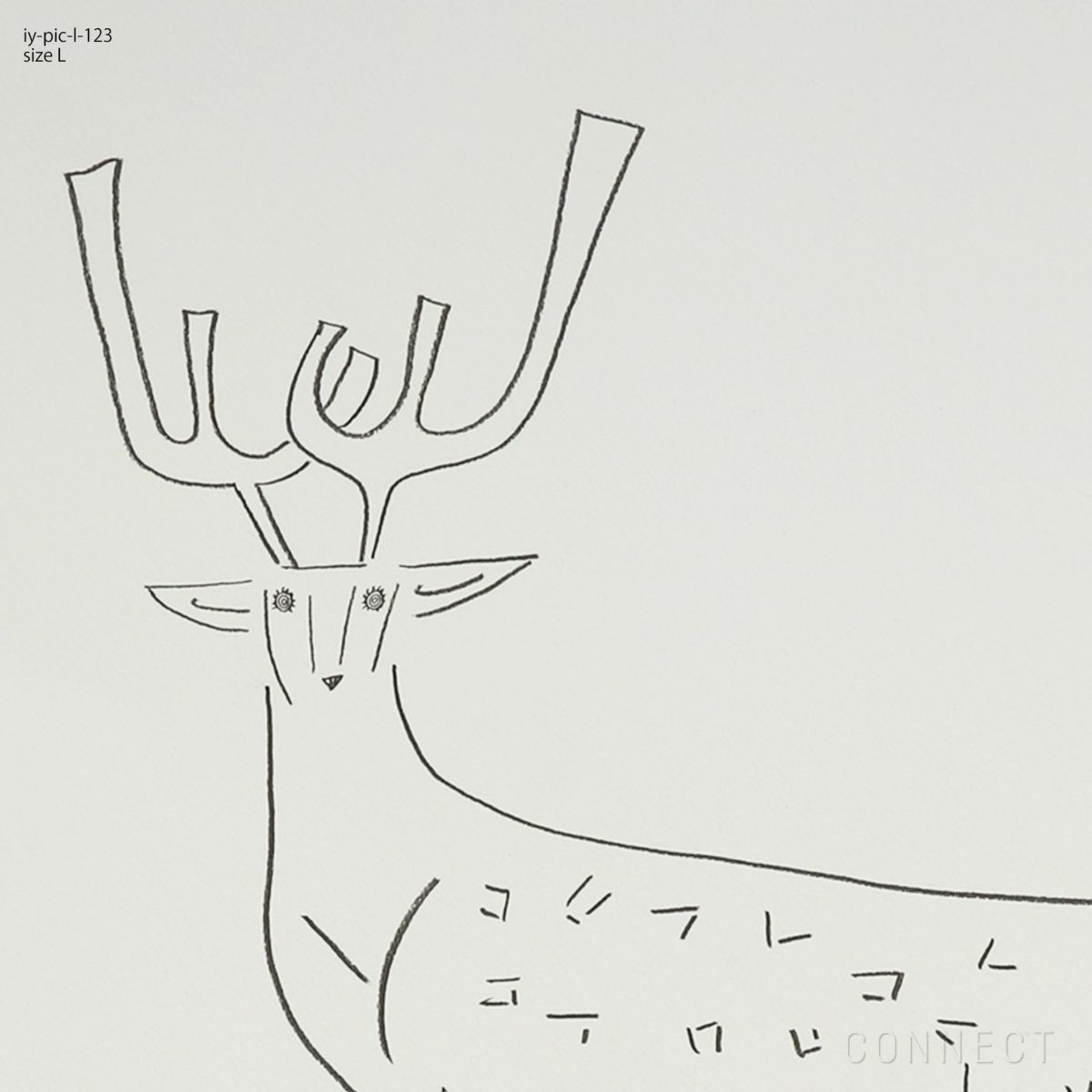 山口一郎 / Lサイズ / 鹿 / iy-pic-l-123