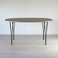 FRITZ HANSEN（フリッツ・ハンセン） / TABLE SERIES（テーブルシリーズ）B612 / スーパー楕円テーブル / ブラウンオッタワ / ブラウンブロンズ脚