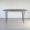 FRITZ HANSEN（フリッツ・ハンセン） / TABLE SERIES（テーブルシリーズ）B612 / スーパー楕円テーブル / ブラウンオッタワ / ブラウンブロンズ脚