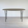 FRITZ HANSEN（フリッツ・ハンセン） / TABLE SERIES（テーブルシリーズ）B612 / スーパー楕円テーブル / ブラウンオッタワ / ブラウンブロンズ脚