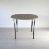 FRITZ HANSEN（フリッツ・ハンセン） / TABLE SERIES（テーブルシリーズ）B612 / スーパー楕円テーブル / ブラウンオッタワ / ブラウンブロンズ脚