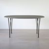 FRITZ HANSEN（フリッツ・ハンセン） / TABLE SERIES（テーブルシリーズ）B612 / スーパー楕円テーブル / グレー / ブラウンブロンズ脚