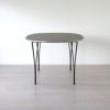 FRITZ HANSEN（フリッツ・ハンセン） / TABLE SERIES（テーブルシリーズ）B612 / スーパー楕円テーブル / グレー / ブラウンブロンズ脚