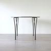 FRITZ HANSEN（フリッツ・ハンセン） / TABLE SERIES（テーブルシリーズ）B612 / スーパー楕円テーブル / グレー / ブラウンブロンズ脚