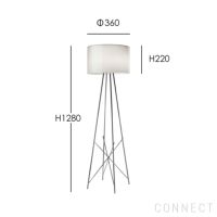 FLOS（フロス） / RAY F1 （レイF1） / ガラス / フロアランプ