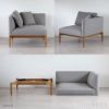 CARL HANSEN & SON （カール・ハンセン＆サン） / EMBRACE SOFA（エンブレイスソファ）セット / E320・E310 / オーク材・オイル仕上げ / Fiord（フィヨルド）