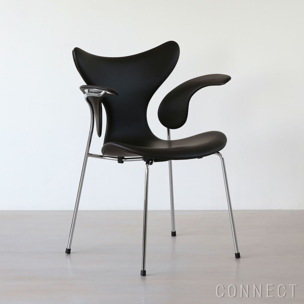 FRITZ HANSEN（フリッツ・ハンセン） / LILY（リリー） / アームチェア / ソフトレザー / ブラックブラウン