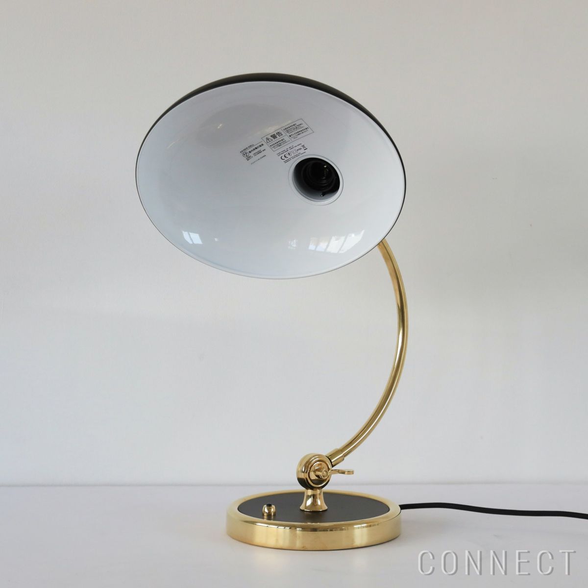 FRITZ HANSEN（フリッツ・ハンセン） / KAISER idell（カイザー・イデル） / Luxus テーブルランプ・デスクスタンド / マットブラック・真鍮（無加工）