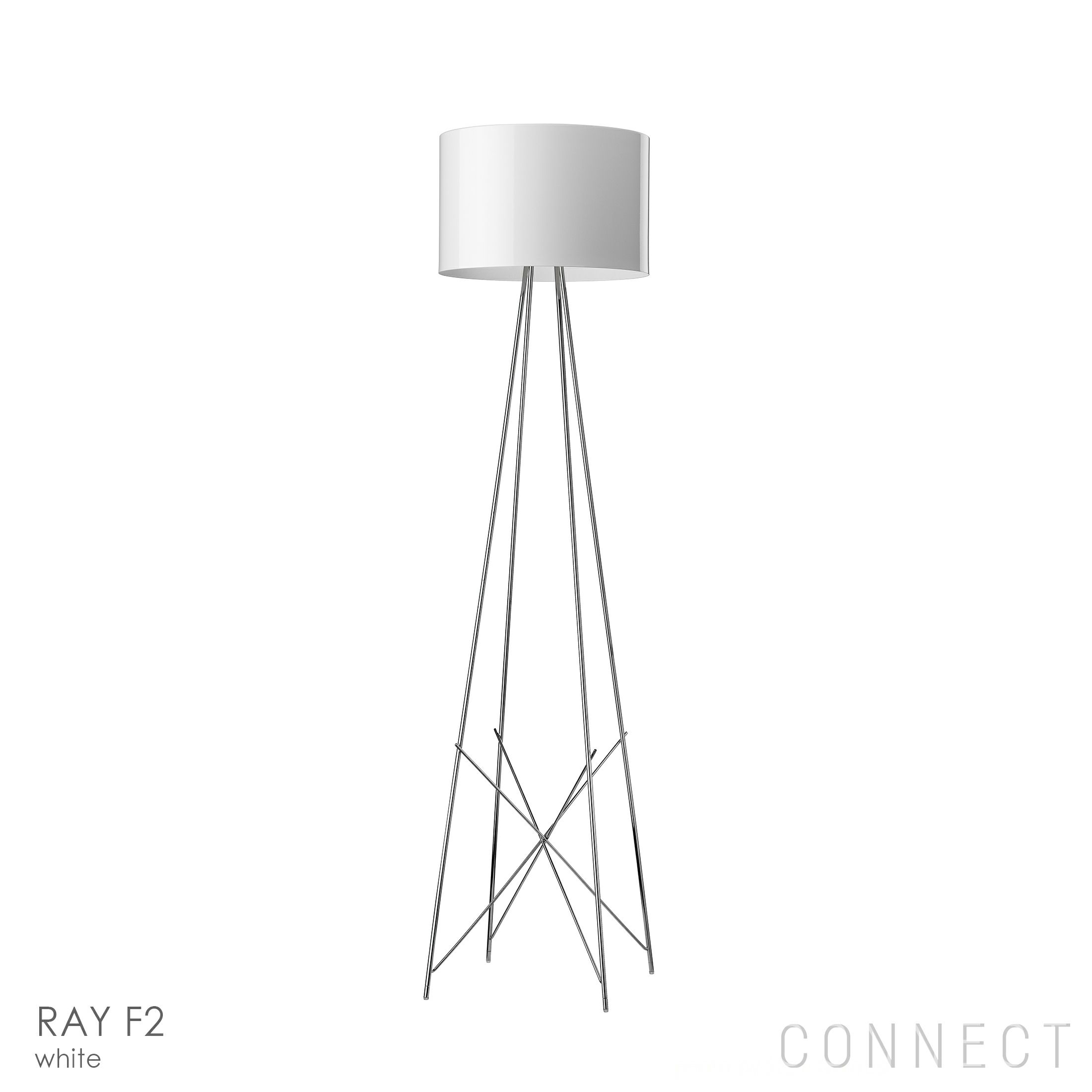 美品 FLOSフロス RAY F2 フロアライト ブラック RAY F2 レイF2