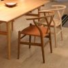 CARL HANSEN & SON （カール・ハンセン＆サン） / CH24 / Yチェア （ワイチェア）チーク材・オイル仕上げ ・レザー（Golden olive tanned leather）