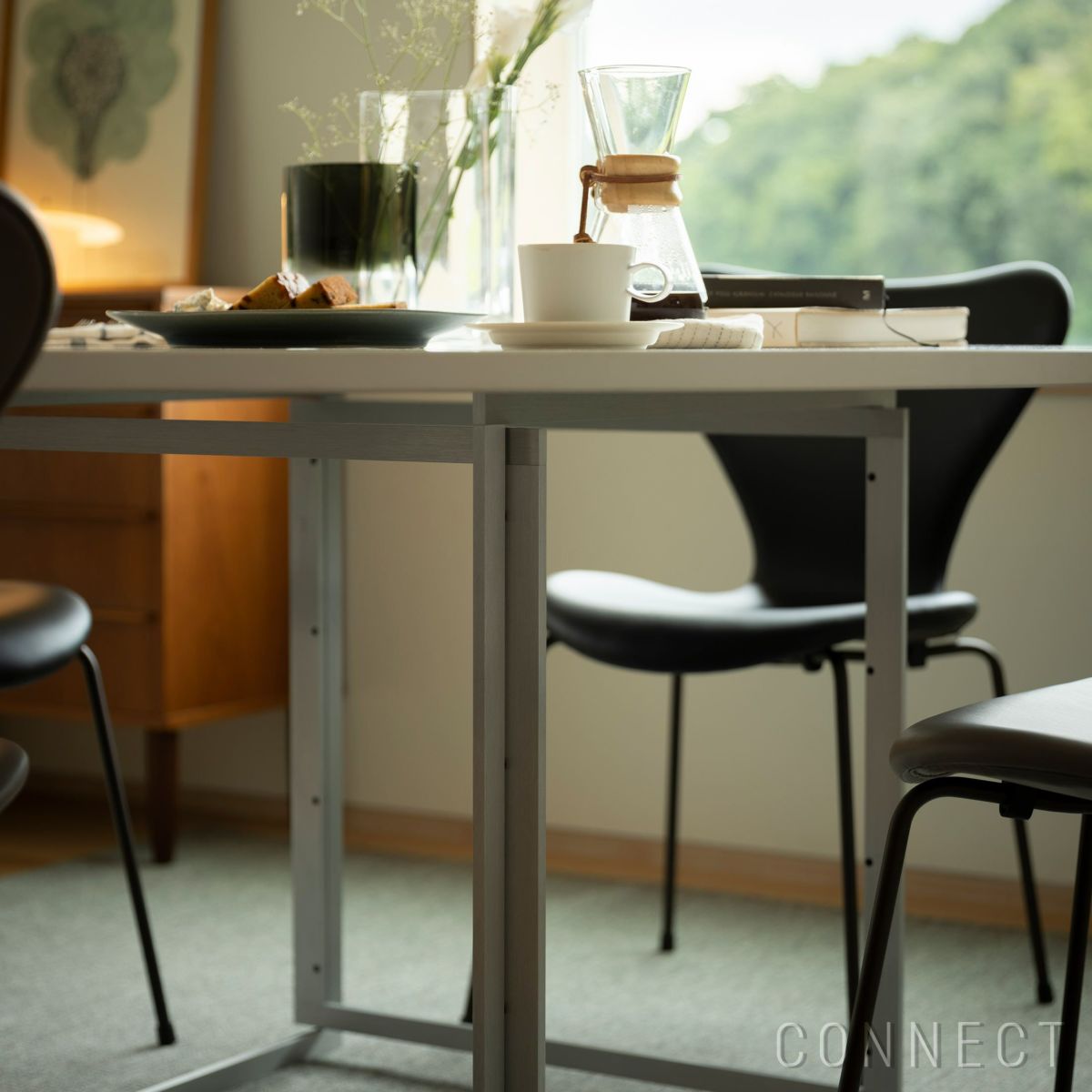 FRITZ HANSEN（フリッツ・ハンセン） / PK58 / 大理石（ホワイト） / テーブル / Φ130cm