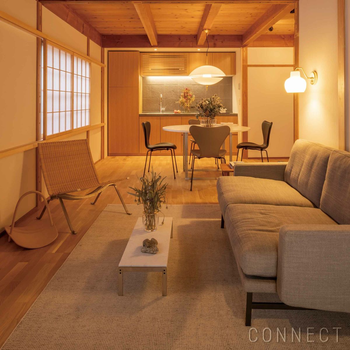 FRITZ HANSEN（フリッツ・ハンセン） / PK58 / 大理石（ホワイト） / テーブル / Φ130cm