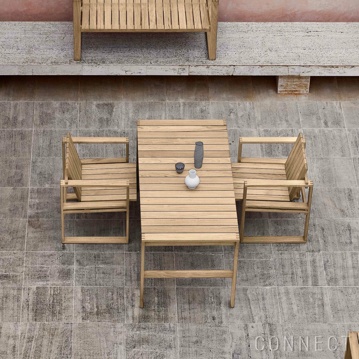 CARL HANSEN & SON （カール・ハンセン＆サン） / BK15 DINING TABLE（ダイニングテーブル） / チーク材 / INDOOR-OUTDOOR（屋外・アウトドア用）