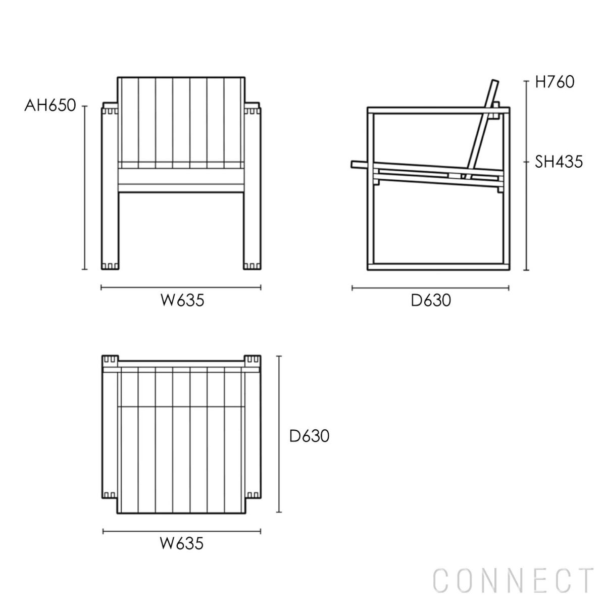 CARL HANSEN & SON （カール・ハンセン＆サン） / BK10 DINING CHAIR（ダイニングチェア） / チーク材 / INDOOR-OUTDOOR（屋外・アウトドア用）