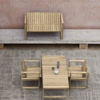 CARL HANSEN & SON （カール・ハンセン＆サン） / BK12 LOUNGE SOFA（ラウンジソファ） / チーク材 / INDOOR-OUTDOOR（屋外・アウトドア用）