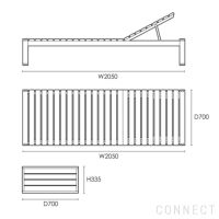 CARL HANSEN & SON （カール・ハンセン＆サン） / BK14 SUNBED（サンベッド） / チーク材 / INDOOR-OUTDOOR（屋外・アウトドア用）