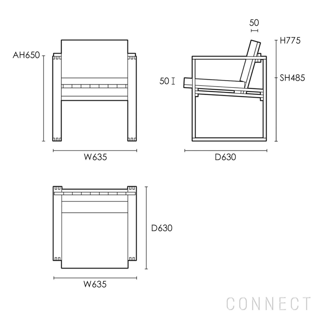 CARL HANSEN & SON （カール・ハンセン＆サン） / CU BK10 CUSHION（BK10ダイニングチェア専用クッション） / Canvas 5453 / INDOOR-OUTDOOR（屋外・アウトドア用