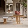 CARL HANSEN & SON （カール・ハンセン＆サン） / BM1771 TABLE（テーブル） / チーク材・無塗装 / BM OUTDOOR SERIES（BMアウトドアシリーズ）（屋外・アウトドア用）