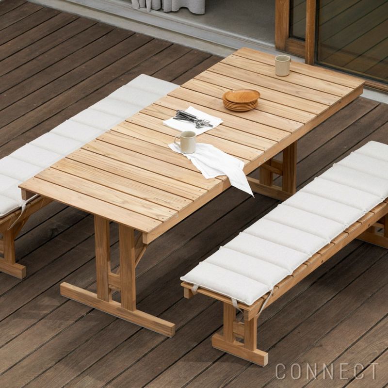 CARL HANSEN & SON （カール・ハンセン＆サン） / BM1771 TABLE（テーブル） / チーク材・無塗装 / BM OUTDOOR SERIES（BMアウトドアシリーズ）（屋外・アウトドア用）